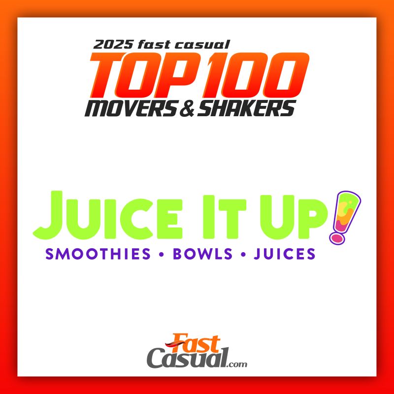 Featured image for “Juice It Up! Ranks #33 on the 2025 Fast Casual Top 100 Movers & Shakers List”